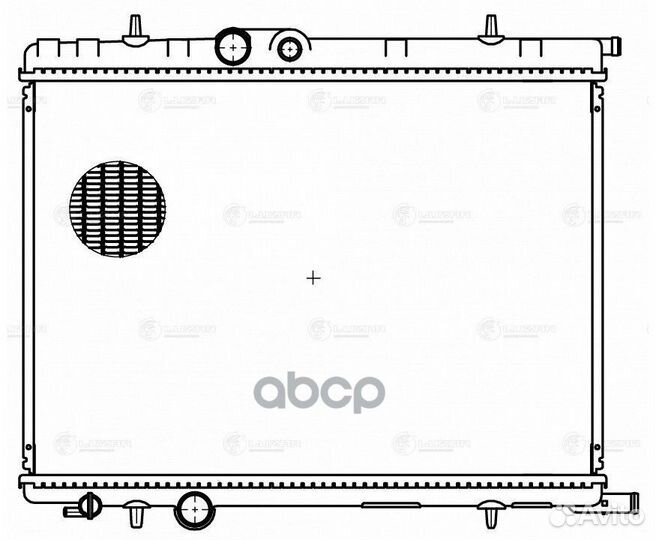 Радиатор охлаждения двигателя PSA 307/C4 04