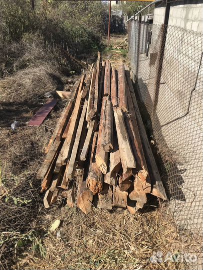 Стропила из кругляка б/У
