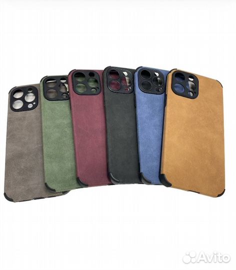 Чехол iPhone 14 pro max замшевый защита камеры