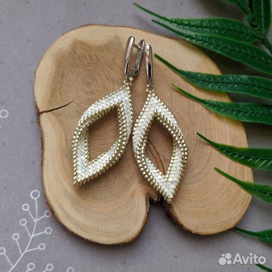 Серьги из бисера