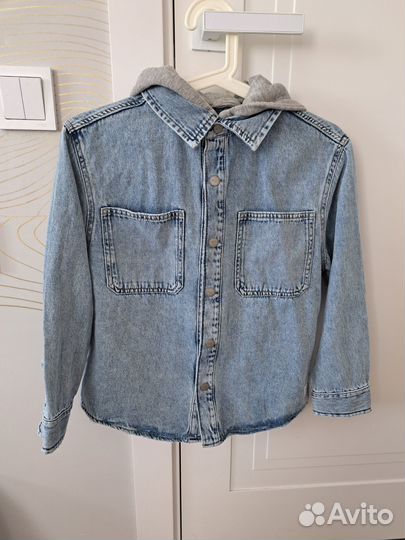 Джинсовая рубашка zara новая для мальчика