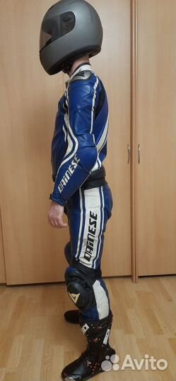 Раздельный кожаный мотокомбез Dainese 50 размер