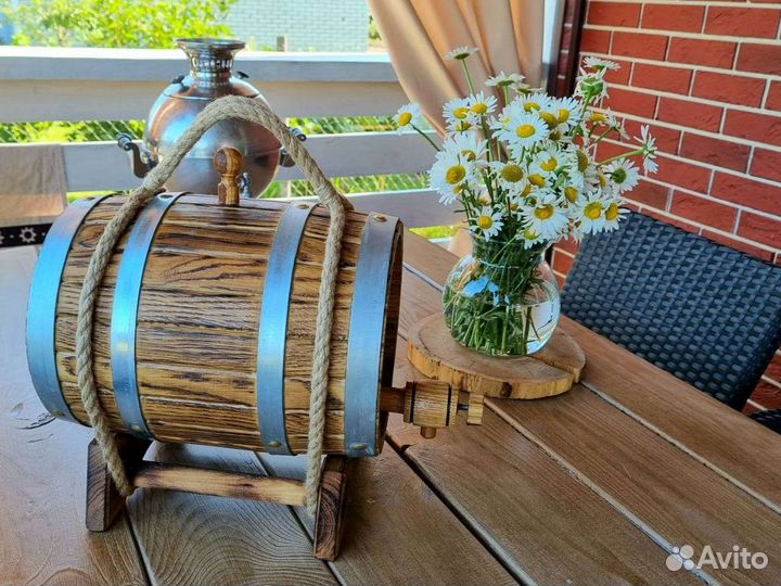 Бочка дубовая 5 литров от производителя новые