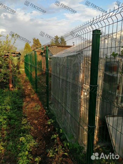 Забор из сетки 3D Гиттер 5 мм