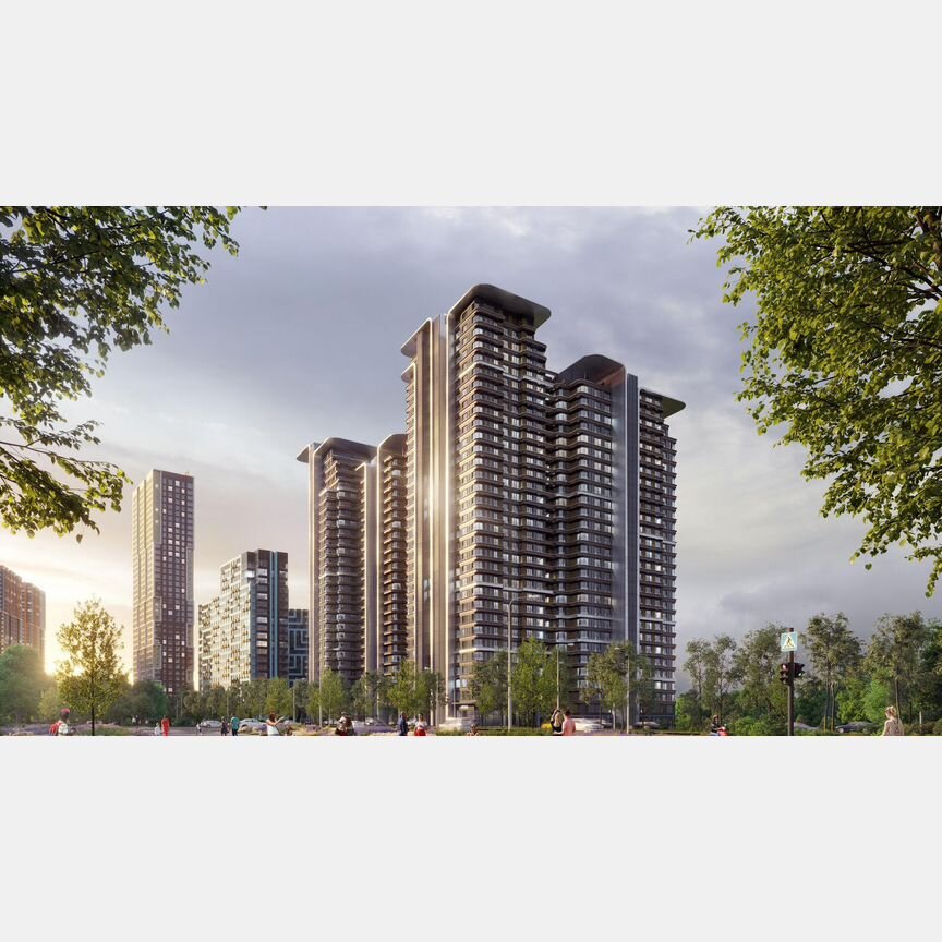 2-к. квартира, 73,5 м², 15/33 эт.