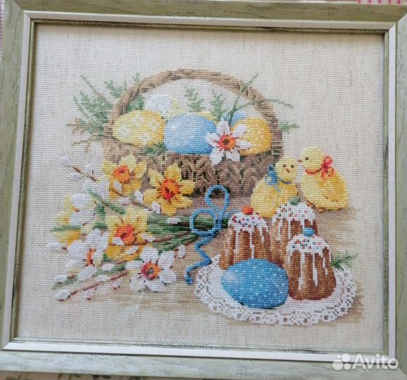Вышивка крестиком готовая