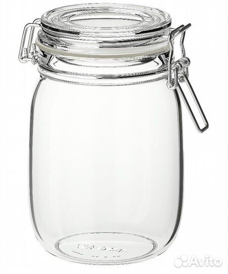 Банка с крышкой 1 л Коркен IKEA