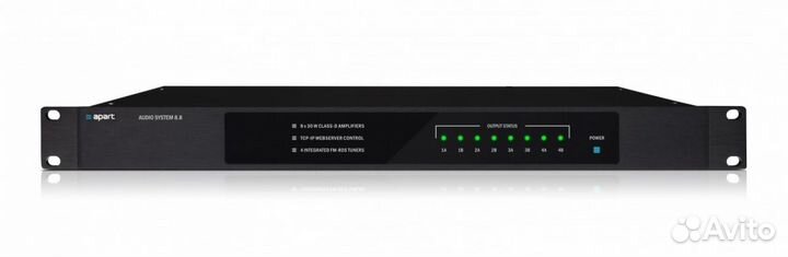 Матричный коммутатор biamp audiosystem8.8