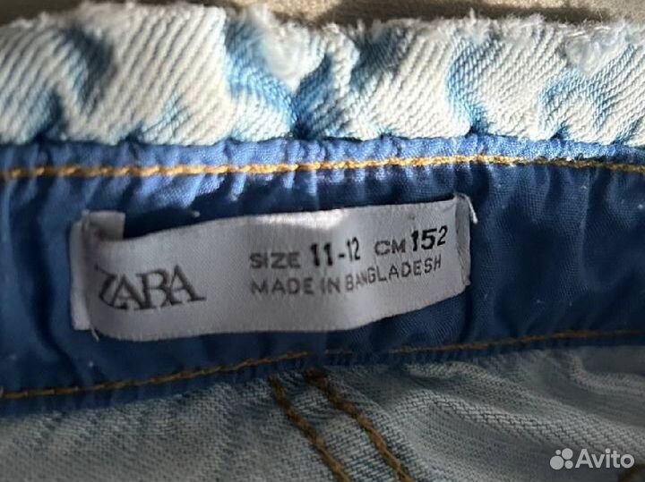 Джинсы zara 152 см