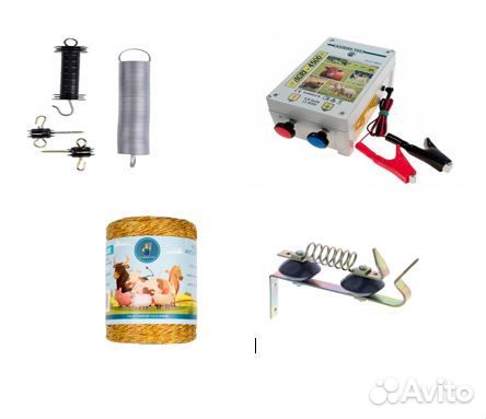 Комплект электропастух для крс на 1 Га на Столбики