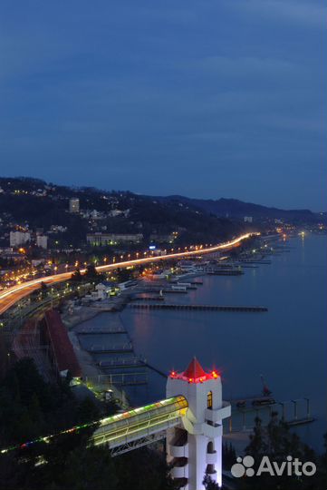 Фотографии с видами города Сочи