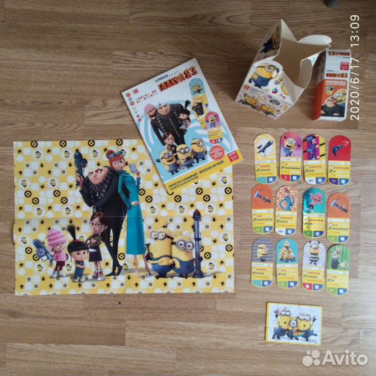 Гадкий Я Карточки альбом игра миньоны