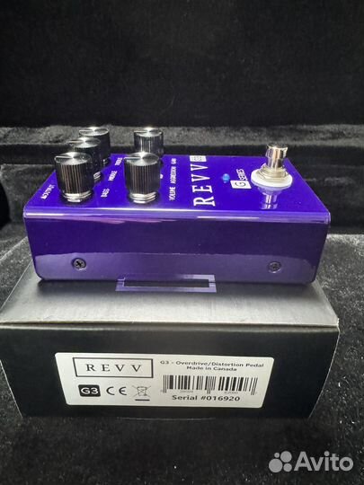 Гитарная педаль Revv G3 овердрайв/distortion