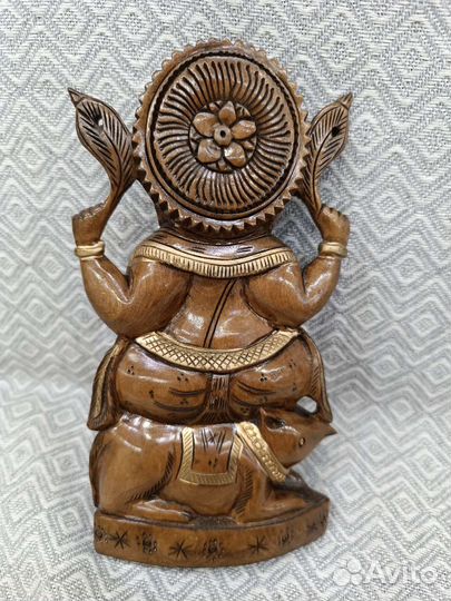 Статуэтка ганеша из дерева Индия