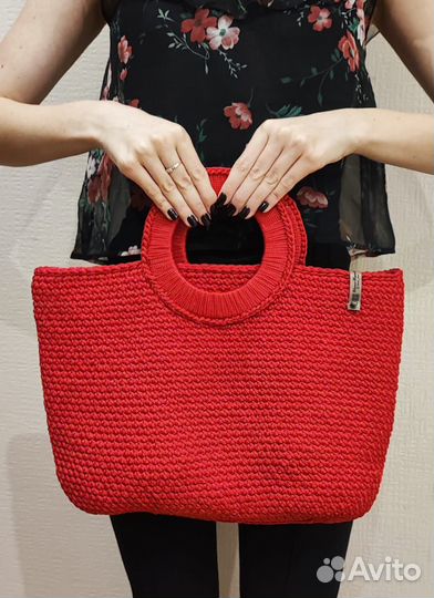 Сумка женская вязаная
