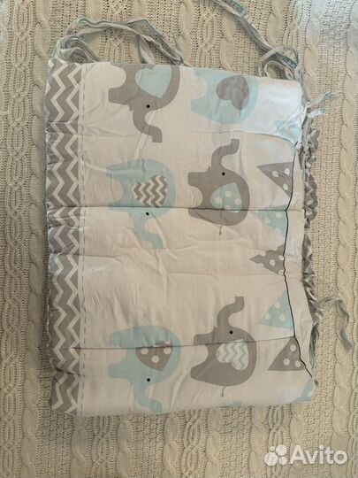 Бортики на детскую кроватку