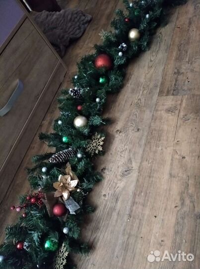 Шикарная еловая гирлянда Сказка