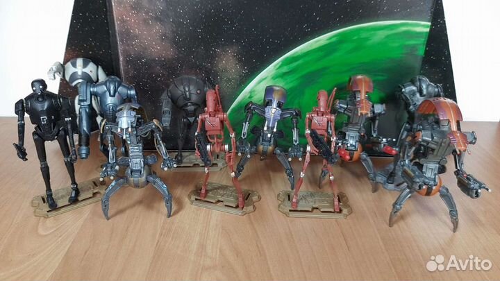 Фигурки звездные войны (red battle droid)