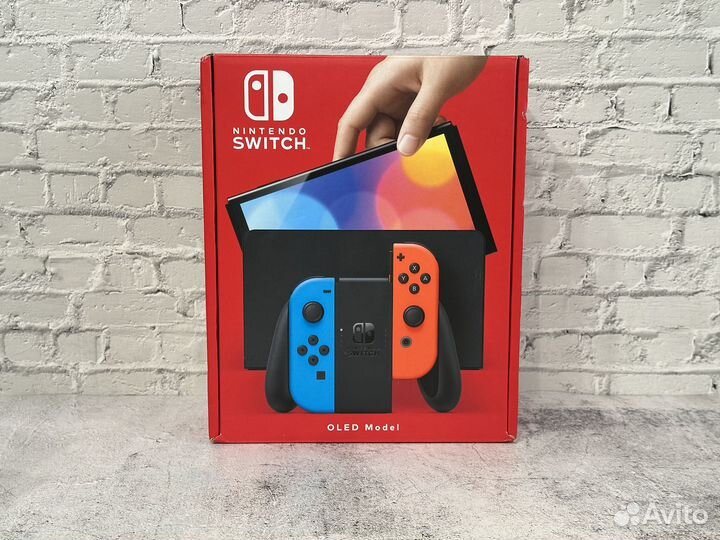 Игровая консоль Nintendo Switch oled(Blue/Red)