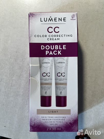 Крем тональный lumene cc light