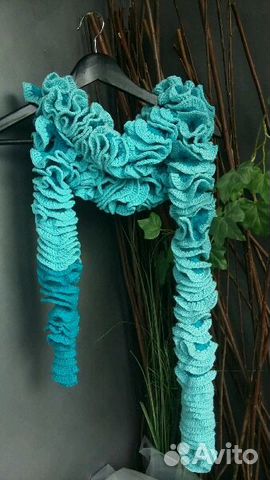 Шарф-спираль 220*10 см