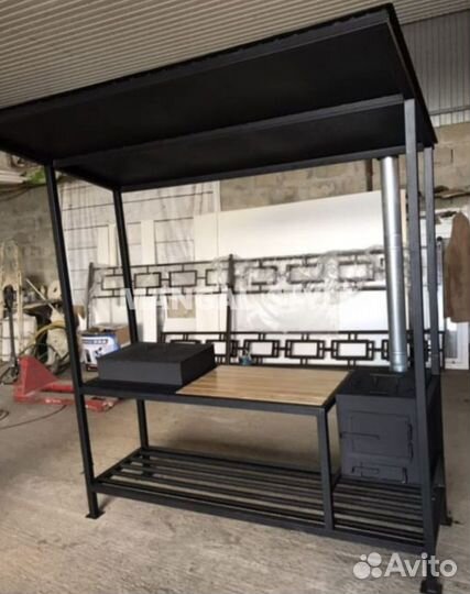 Мангалы в стиле лофт