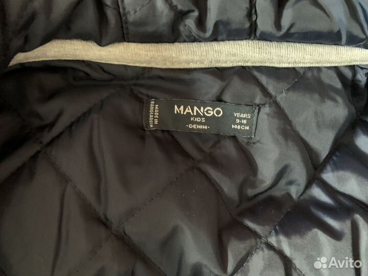 Утепленная джинсовая куртка Mango, р. 140