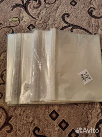 Файл-вкладыш А 4с перфорацией прозрачный