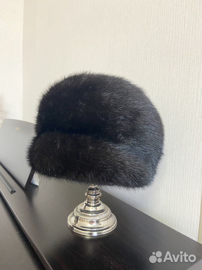 Шапка женская норковая новая 54-55
