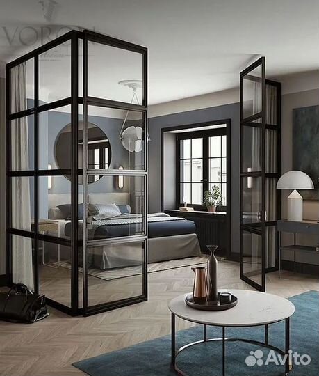 Лофт перегородки. Перегородки для зонирования