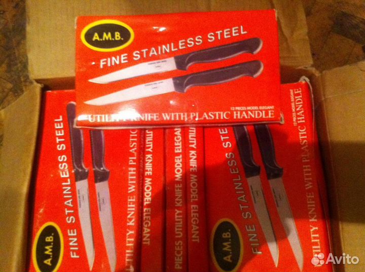Кухонные A.M.B. Ножи Нержавейка Япония