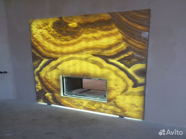 Камин, каминный портал, под ключ из камня