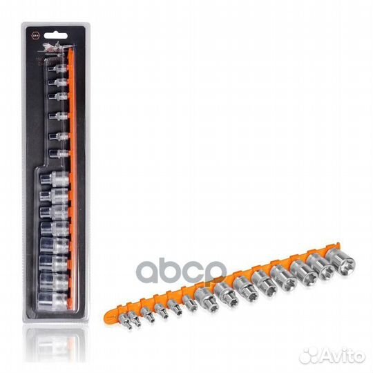 Набор головок torx E4E24 на подвесе 14 предмето