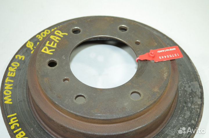 Диск тормозной задний Mitsubishi Montero 3 3.5