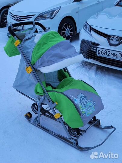 Детские санки коляска Ника
