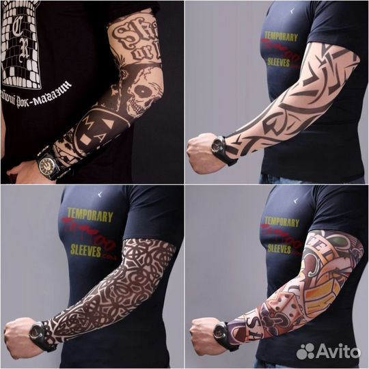 Тату-рукава и флеш-тату