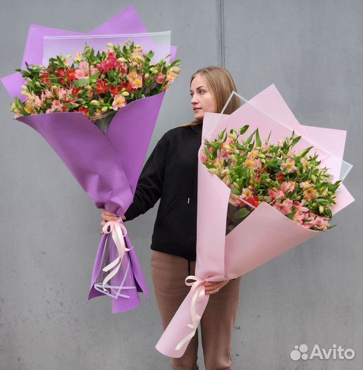 WOW Букет из Альстромерий. Цветы