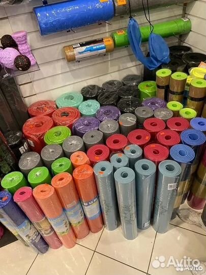 Коврики для йоги и фитнеса