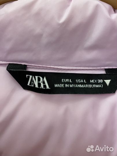 Жилетка zara женская утепленная