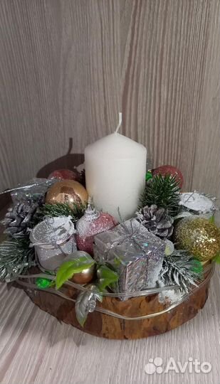 Новогодняя свеча