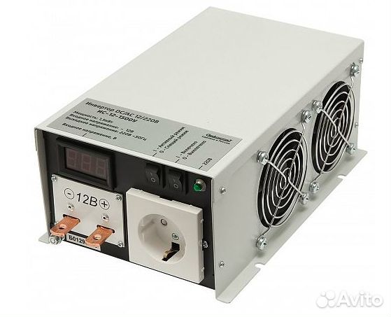 Инвертор, преобразователь напряжения DC/AC, 12В/22