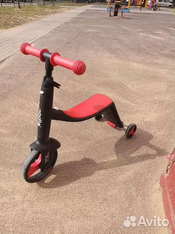 Беговел 3в1, беговел, самокат и велосипед