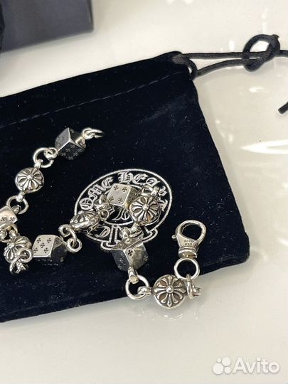 Браслет Chrome Hearts 18 размер