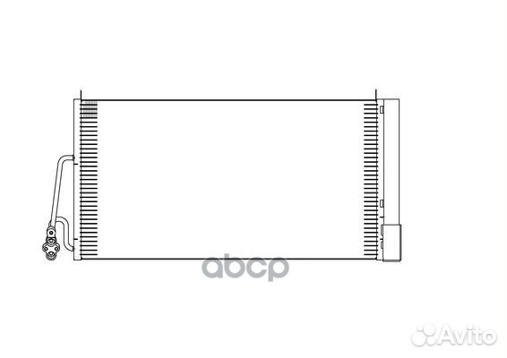 Конденсер mini cooper 1.4/1.6/1.6T 06-10 56619801