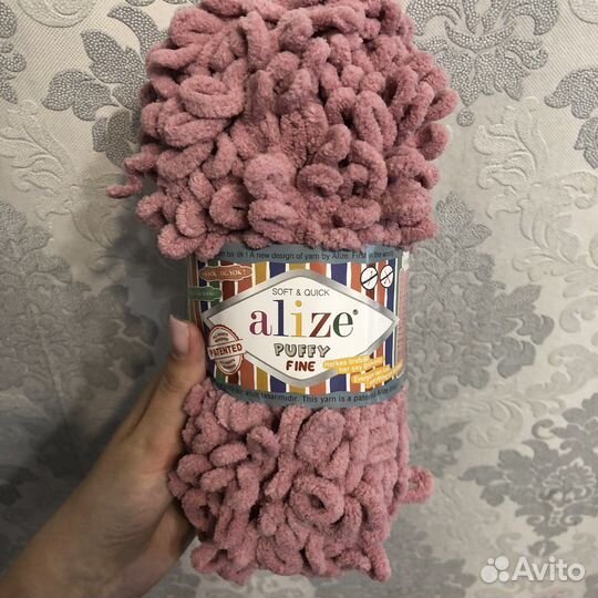 Пряжа alize puffy color