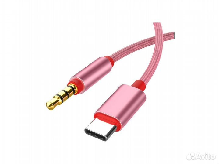 Переходник USB Type-C - Mini Jack 3,5 мм(1 м)