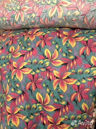 Ткань фланель отрез новая хлопок ширина 75