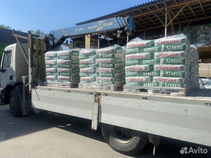 Штукатурка Гипсовая юнис теплон белый 30 кг