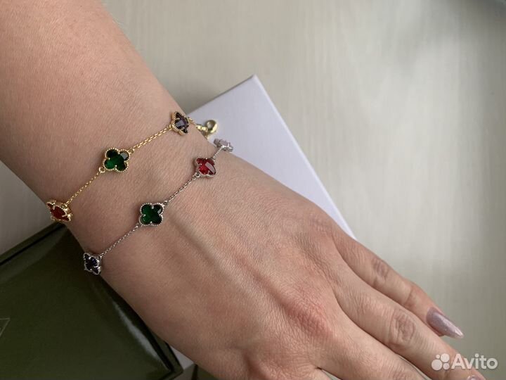 Браслет Van cleef разноцветный