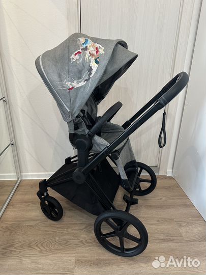 Коляска 2 в 1 Cybex priam lll Crystallized Koi